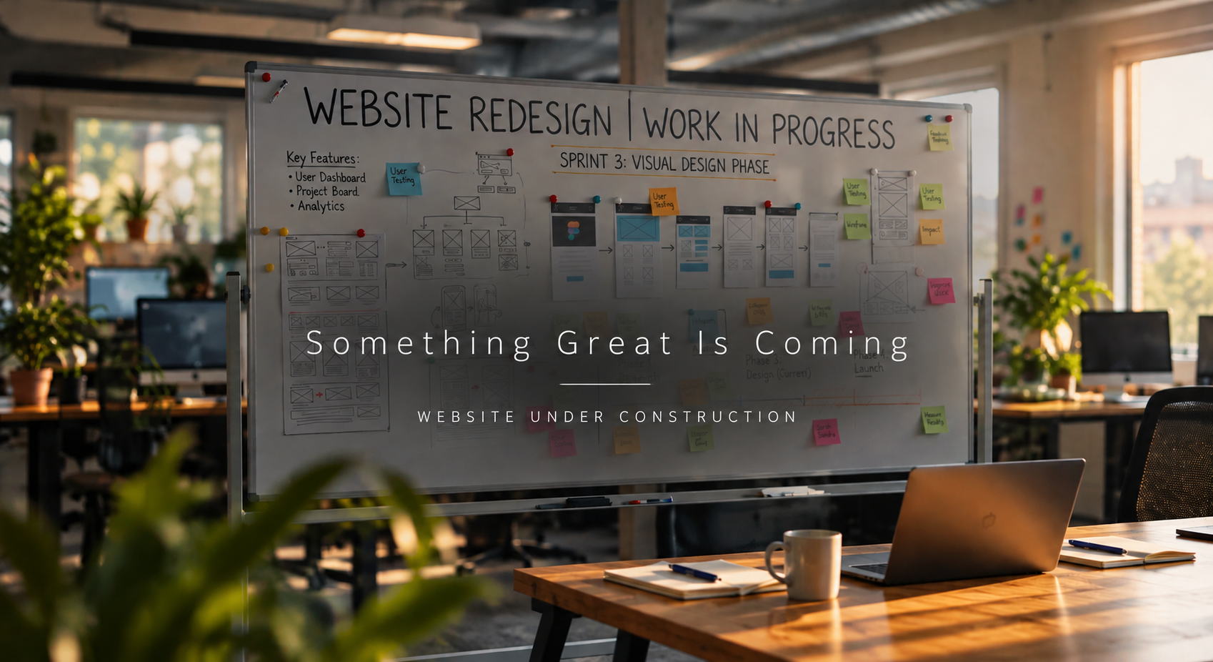 Something Great Is Coming — Website Under Construction